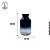 Vidro Penicilina Degrade Preto - 120ML - Imagem 2