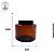 Pote Pet Âmbar c/ Tampa 300ML - Imagem 2