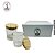 Kit Copo P/ Vela C/ Tampa Madeira 80ML - 10 unidades - Imagem 1