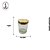 Kit Copo P/ Vela C/ Tampa Madeira 80ML - 10 unidades - Imagem 3