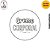 Etiqueta Creme Corporal Vinil 3x3 Cartela c/12un - Imagem 1