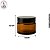 Pote de Vidro Oasis Âmbar - 150ml Tampa Preta - Imagem 3