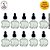 Kit 10 Vidros 10ml Maçã c/Conta Gotas Canelado - Imagem 1