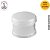 Pote Plástico 5 Unidades - 50ml Natural c/Tampa - Imagem 1