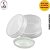 Pote Plástico 5 Unidades - 20ml Natural c/Tampa Batoque de Vedação - Imagem 1
