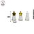 Kit 25 Vidros Cônicos 10ml c/ Tampa Mini Coroa – Lembrancinhas - Imagem 2