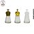 Kit 25 Vidros Cônicos 10ml c/ Tampa Mini Coroa – Lembrancinhas - Imagem 1