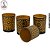 Porta Vela Vidro Decorado Mandala - 100ml - Imagem 1