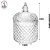 Potiche em Vidro Detalhes - 400ml - Imagem 2