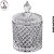Bomboniere Potiche Cristal c/Tampa - 580ml - Imagem 1