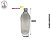 Frasco Pet Cil/ Ombro Curvo 150ml Cristal c/Válvula Spray - Imagem 2