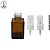 Vidro 30ml Retangular Âmbar c/ Válvula Spray - Imagem 1