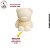 Molde De Silicone Vela Urso Fofo  - 1 Cavidade - Imagem 2