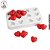 Molde De Silicone Vela Coração Gota M - 12 Cavidade - Imagem 1