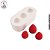 Molde De Silicone Mini Morango - 3 Cavidade - Imagem 1