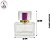 Porta Perfume Retangular 30ml - Tampa Lilás - Imagem 2