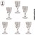 Kit c/ 6 unidades Mini taça Lisa - 10ml - Imagem 1
