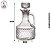 Garrafa p/Azeite de Vidro c/Tampa Cristal - 370ml - Imagem 2