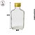 Garrafinha de Vidro 100ml c/Tampa - Estilo Cantil Bolso - Imagem 2