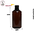 Frasco Pet Âmbar 250ml c/Tampa Lacre - Imagem 2
