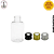 Kit 20 Frascos Pet 30ml Cristal c/Tampa Alumínio Furada - Imagem 1