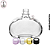 Vidro 300ml Jolie Com Tampa Difusor - (UN) - Imagem 1