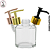 Vidro Triângulo Cristal 100ml c/ Válvula Saboneteira - Imagem 1