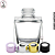Vidro Cubo Cristal 100ml C/ Tampa Difusor - Imagem 1