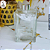 Vidro Quadrado Cristal 500ml C/ Tampa Difusor - Imagem 3