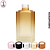 Vidro Apolo Sextavado 200ml Âmbar Escuro Fosco - Imagem 1