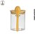 Pote de Vidro 400ml para Condimentos c/ Tampa de Bambu e Colher – (Unidade) - Imagem 1