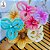 Vareta Decorativa Flor Veludo Color Mista - 25cm (Unidade) - Imagem 2