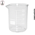 Copo Becker de Vidro 250ml - ( Unidade) - Imagem 1