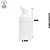 Frasco Pump Branco Espumador 40ml - (UN) - Imagem 2