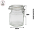 Pote Hermético de Vidro Oitavado – 100ml (Unidade) - Imagem 2
