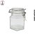 Pote Hermético de Vidro Oitavado – 100ml (Unidade) - Imagem 1