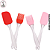 Kit Espátula + Pincel Pão Duro Silicone c/ Cabo Acrílico - Color (UN) - Imagem 4