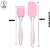 Kit Espátula + Pincel Pão Duro Silicone c/ Cabo Acrílico - Color (UN) - Imagem 2