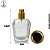 Porta Perfume 30ml Itálica Tampa Dourada/Preta – Unidade - Imagem 2