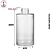 Vidro Cilíndrico Transparente 250ml – Unitário ou Kit com Acessórios - Imagem 2