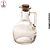 Garrafa para Azeite com Tampa de Cortiça 180ml – Vidro (Unidade) - Imagem 1