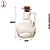 Garrafa para Azeite com Tampa de Cortiça 180ml – Vidro (Unidade) - Imagem 2