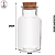 Pote com Tampa de Cortiça Ecocork 500ml Vidro - (Unidade) - Imagem 2