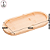 Bandeja Oval em Bambu Nature 20cmx10cmx1,5cm - (Unidade) - Imagem 2