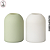 Vaso Decorativo Hema em Vidro Fosco – Verde Água ou Branco Rosado (Unidade) - Imagem 1