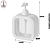 Porta Sabonete Líquido Branco - 350ml - Imagem 2