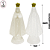 Frasco Pet Santinha - 240ml Perolado ou Cristal (UN) - Imagem 2