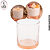 Copo Para Vela De Vidro Rose 100ml - (UN) - Imagem 1