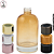 Vidro 350ml York Mel Translucido com Tampa Difusor - (UN) - Imagem 1