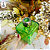 Vidro 250ml Cubo Verde com Tampa Difusor - (UN) - Imagem 8